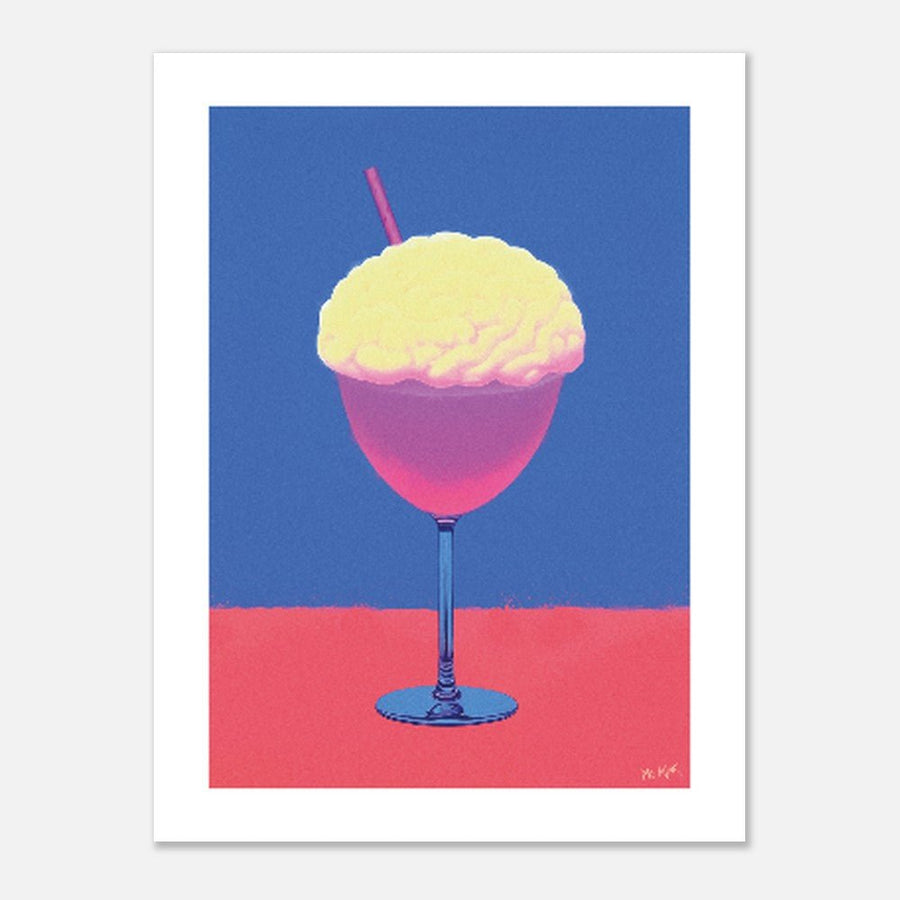 Cocktail Brain, tirage fine art, artiste Mr Klink, Paris