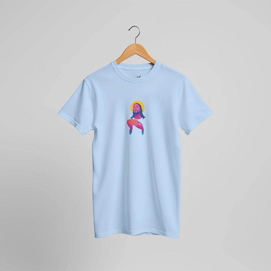 T-shirt THE HOT-GOD — Streetwear art graphique — Mr Klink, vue de face