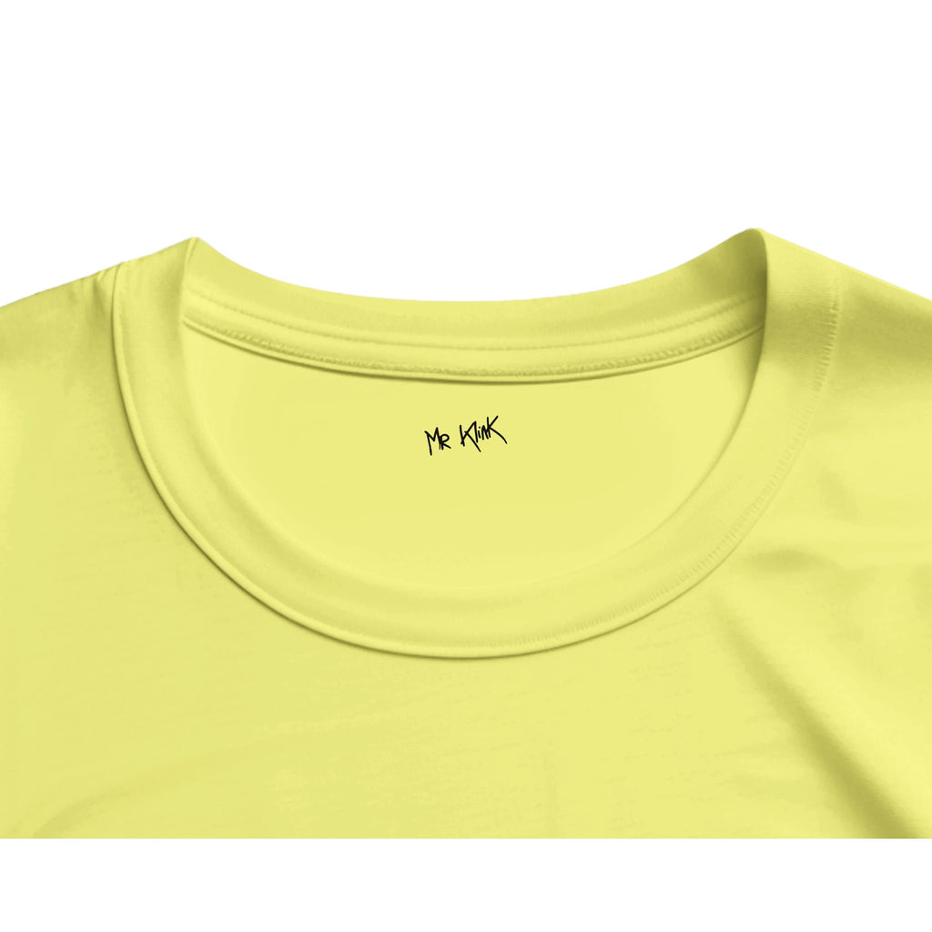 T-shirt femme Cœur Mécanique par Mr Klink — porté, vue de profil