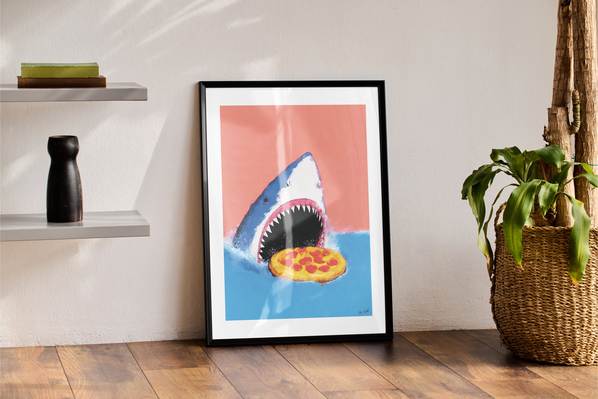 PIZZA SHARK – Tirage d’art  digital