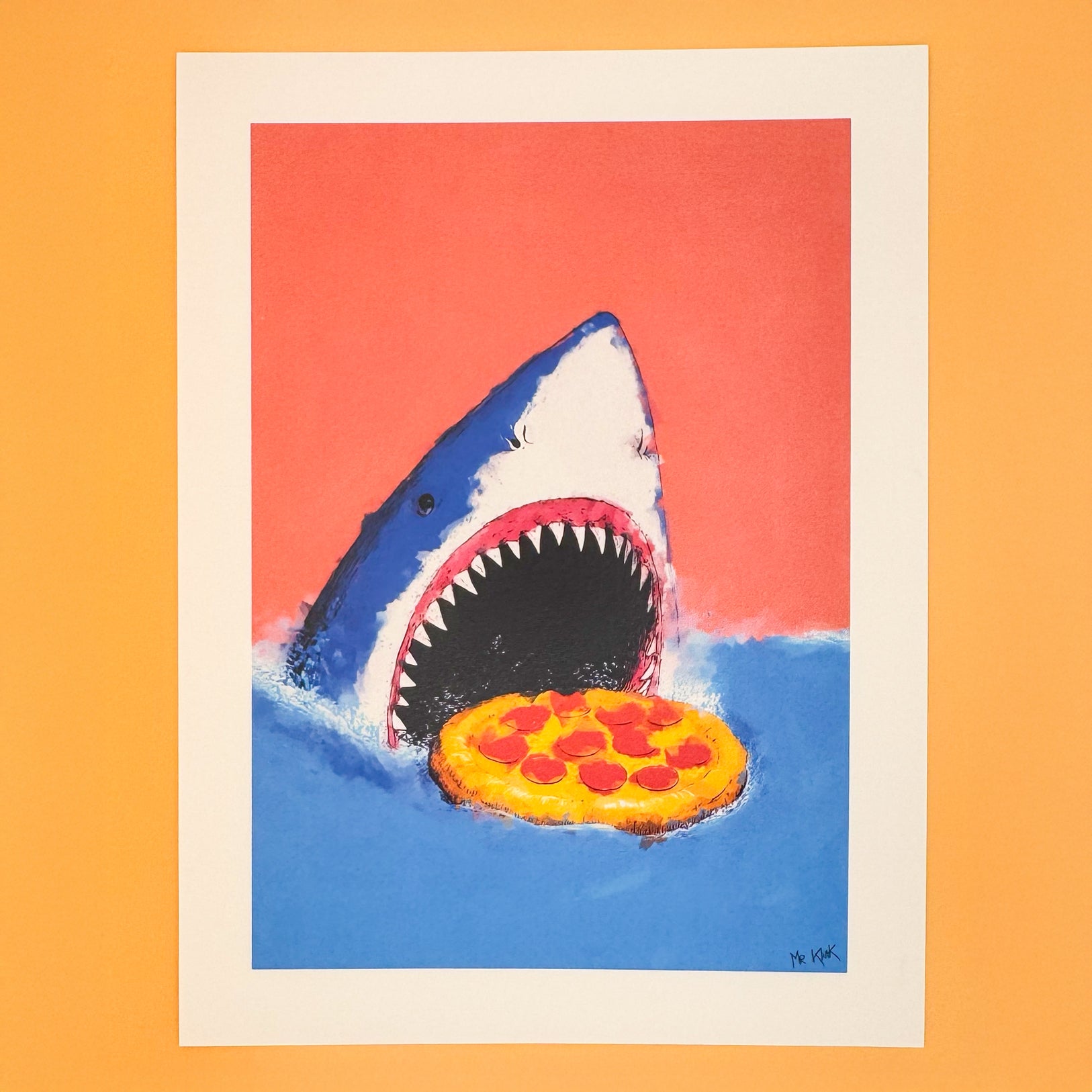 PIZZA SHARK – Tirage d’art  digital