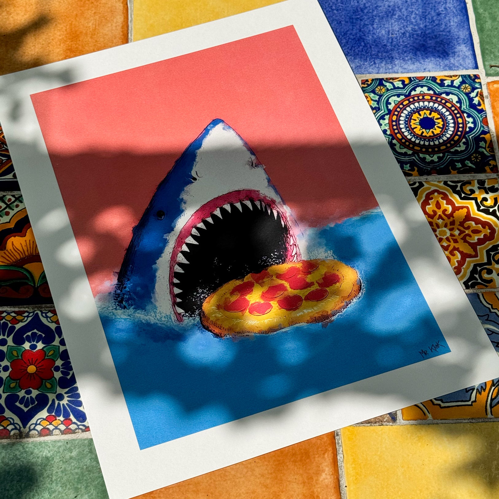 PIZZA SHARK – Tirage d’art  digital