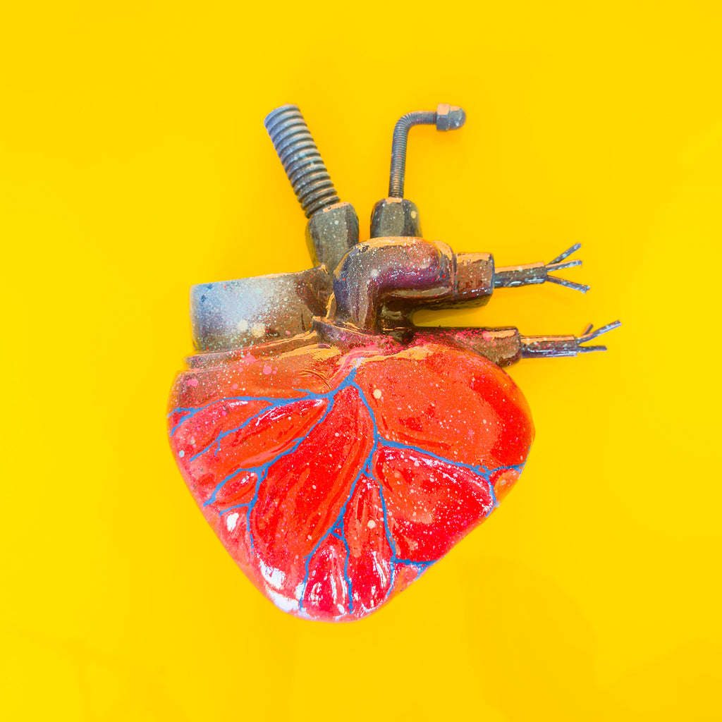 ❤️ CŒUR MÉCANIQUE (2025) – Œuvre Originale – Collection privée