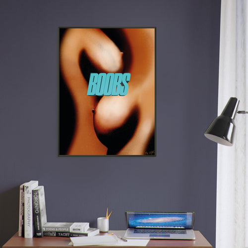 BOOBS — Poster sous cadre - Mr Klink - BOOBS — Poster sous cadre