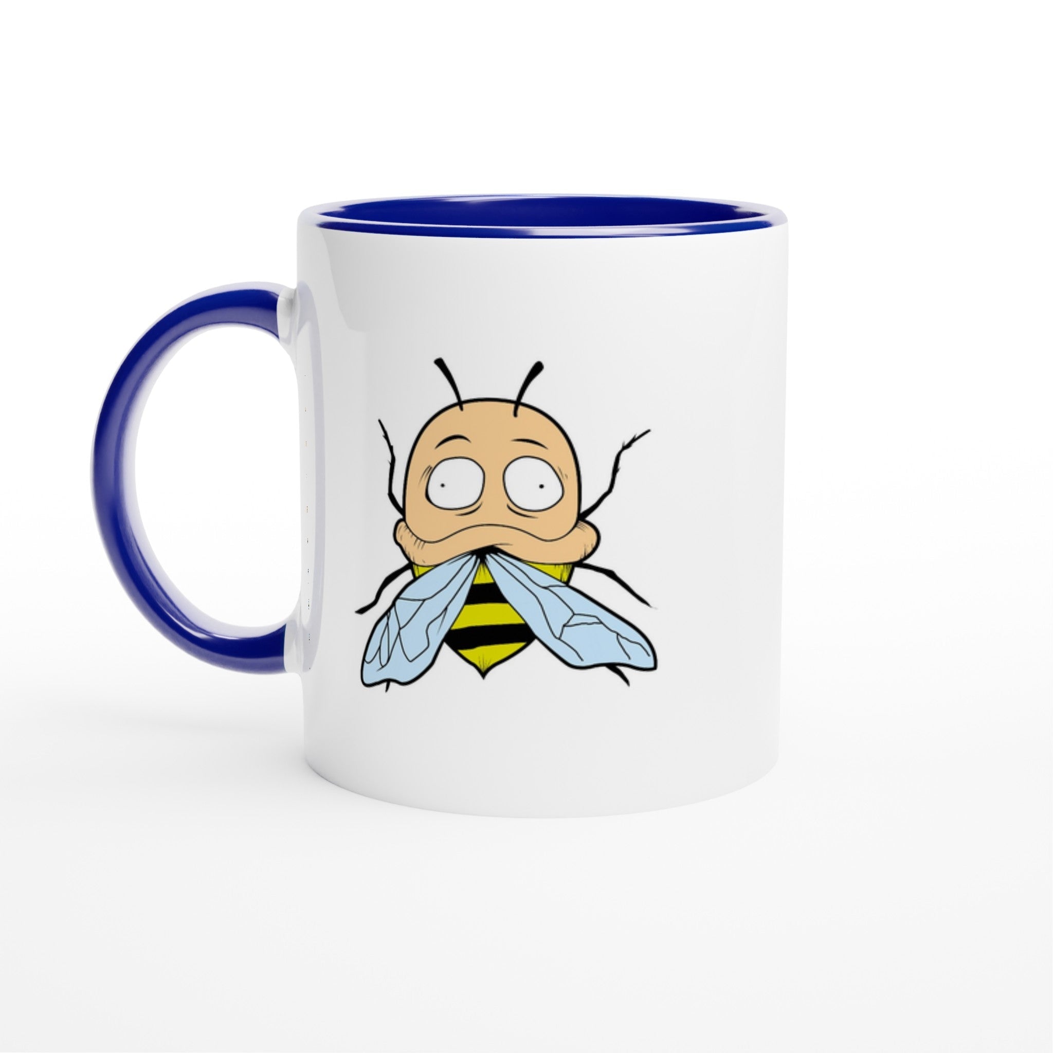 BZzz 11oz Ceramic Mug with Color Inside - Mr klink - Mr Klink - BZzz 11oz Ceramic Mug with Color Inside - Mr klink