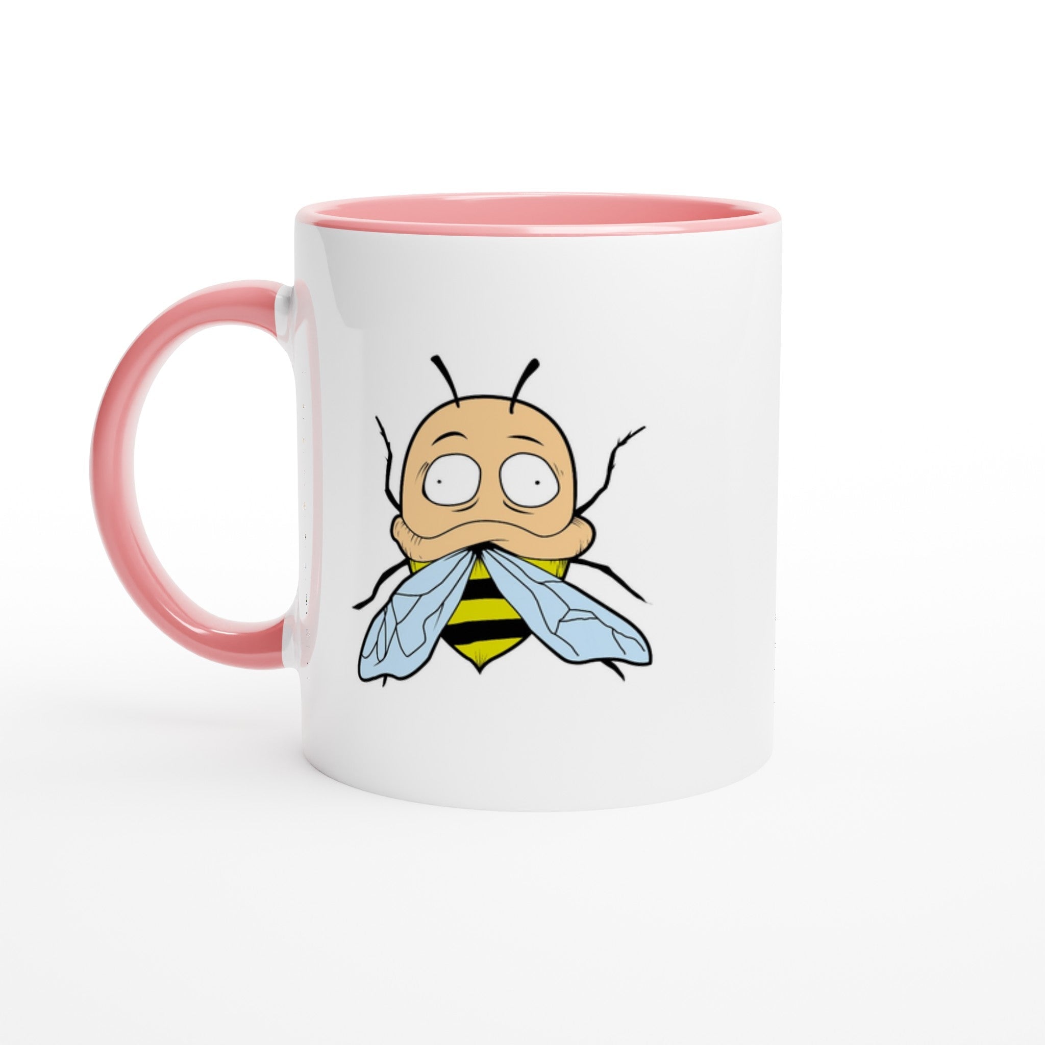 BZzz 11oz Ceramic Mug with Color Inside - Mr klink - Mr Klink - BZzz 11oz Ceramic Mug with Color Inside - Mr klink