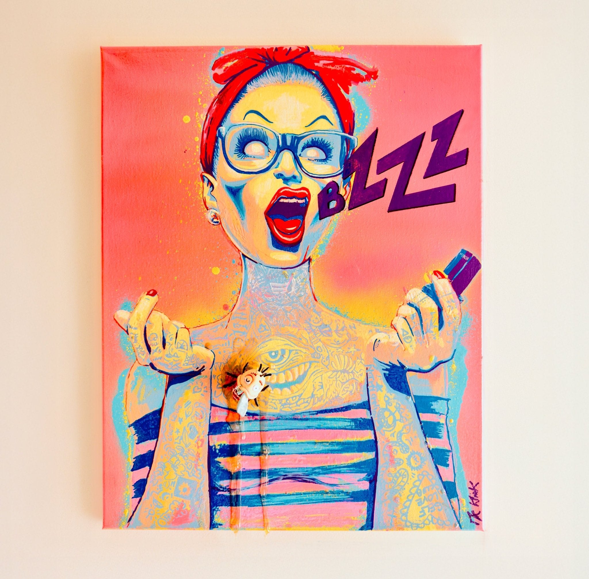 🧨 BZzz — Keupon (2025) – Œuvre Originale - Mr Klink - 🧨 BZzz — Keupon (2025) – Œuvre Originale