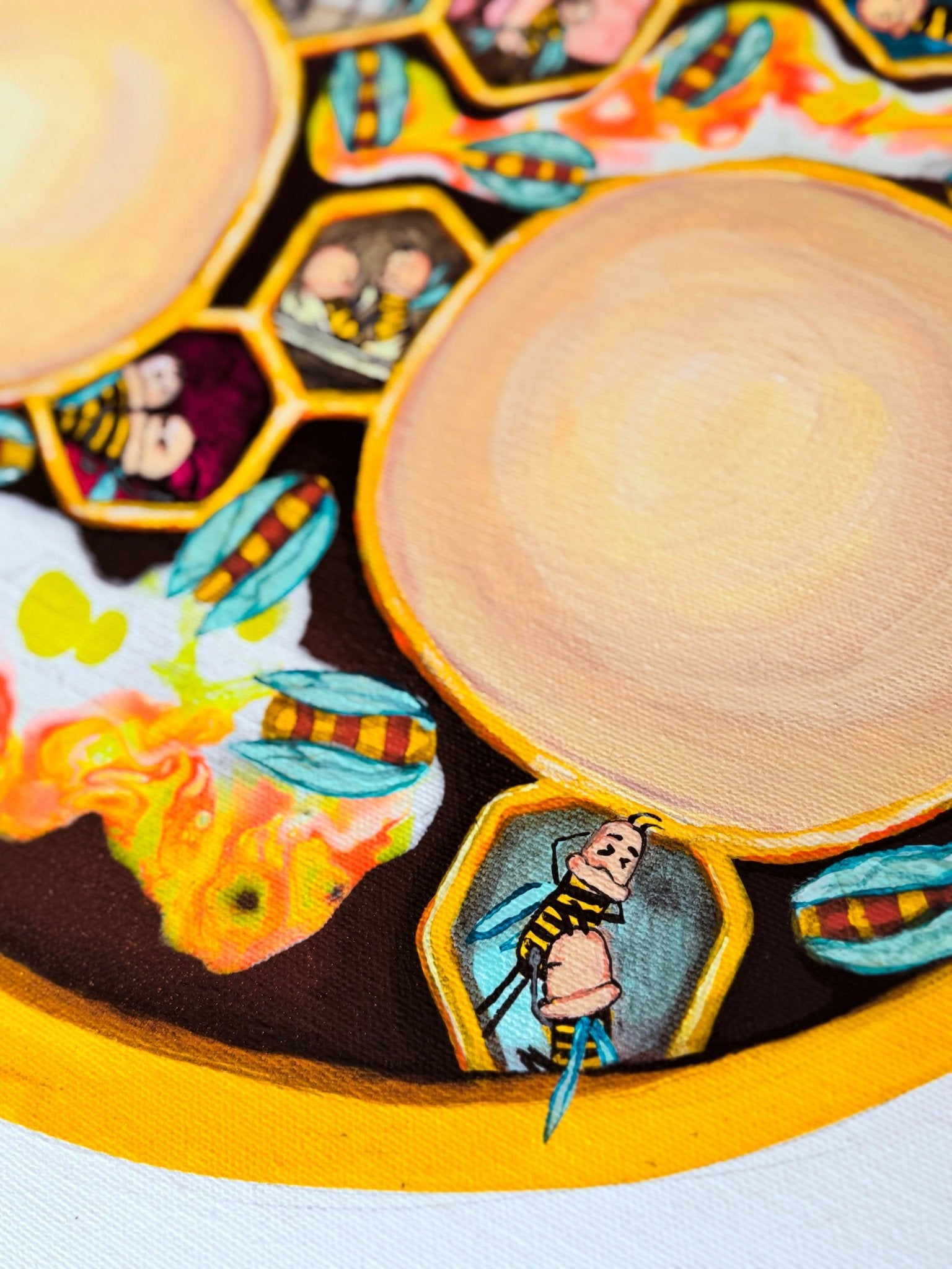 🐝 COLOC (2026) — Acrylique sur toile - Mr Klink - 🐝 COLOC (2026) — Acrylique sur toile