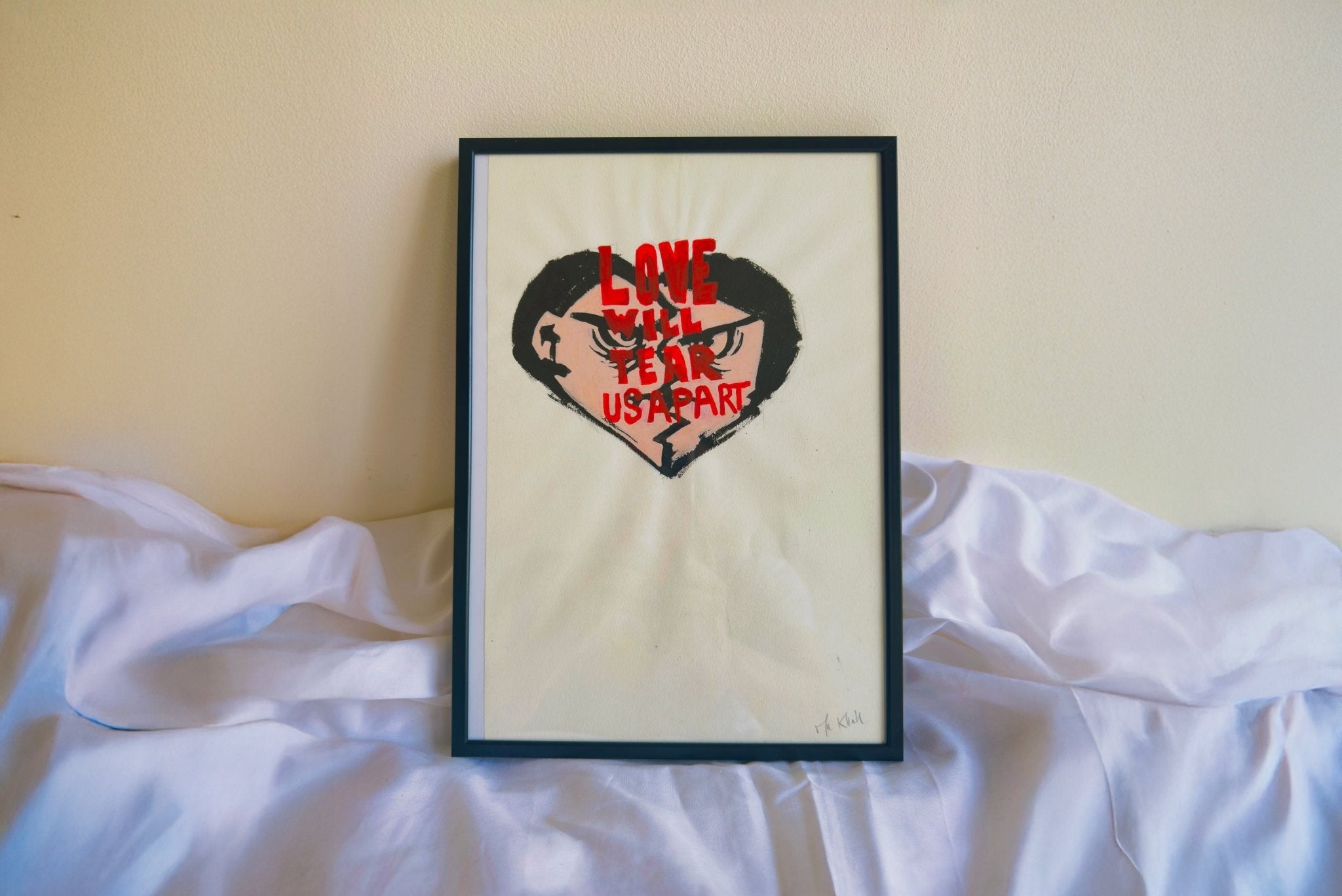 LOVE WILL TEAR US APART (2025) - Œuvre Originale - Mr Klink - LOVE WILL TEAR US APART (2025) - Œuvre Originale