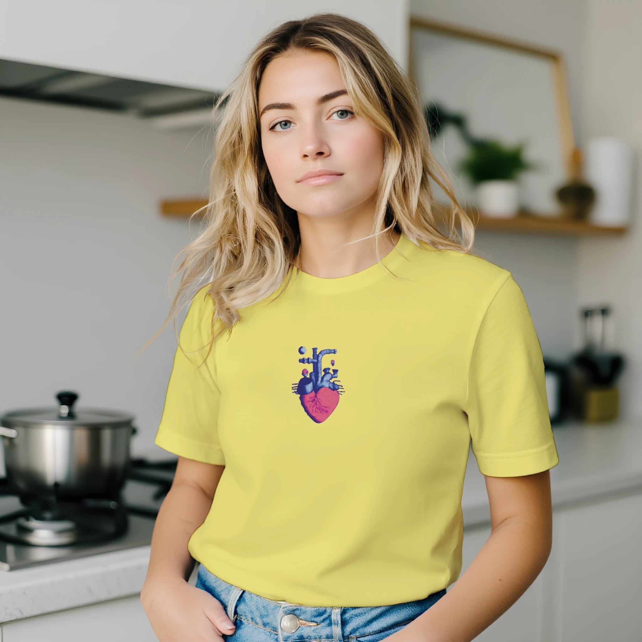 Mr Klink T-shirt Cœur Mécanique – Coton Premium Unisexe Streetwear - Mr Klink - Mr Klink T-shirt Cœur Mécanique – Coton Premium Unisexe Streetwear