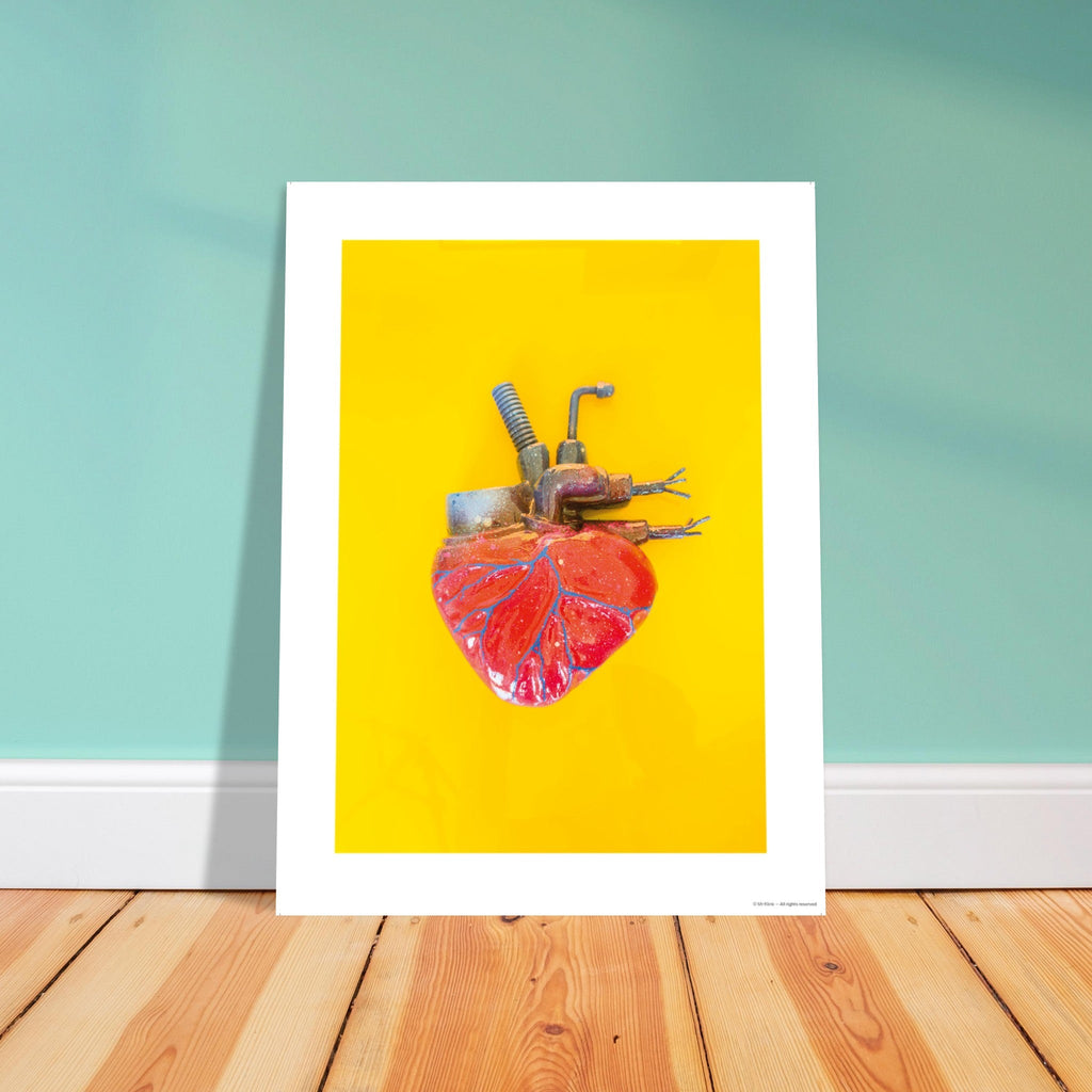 Poster Cœur Mécanique — Impression giclée qualité musée — Mr Klink