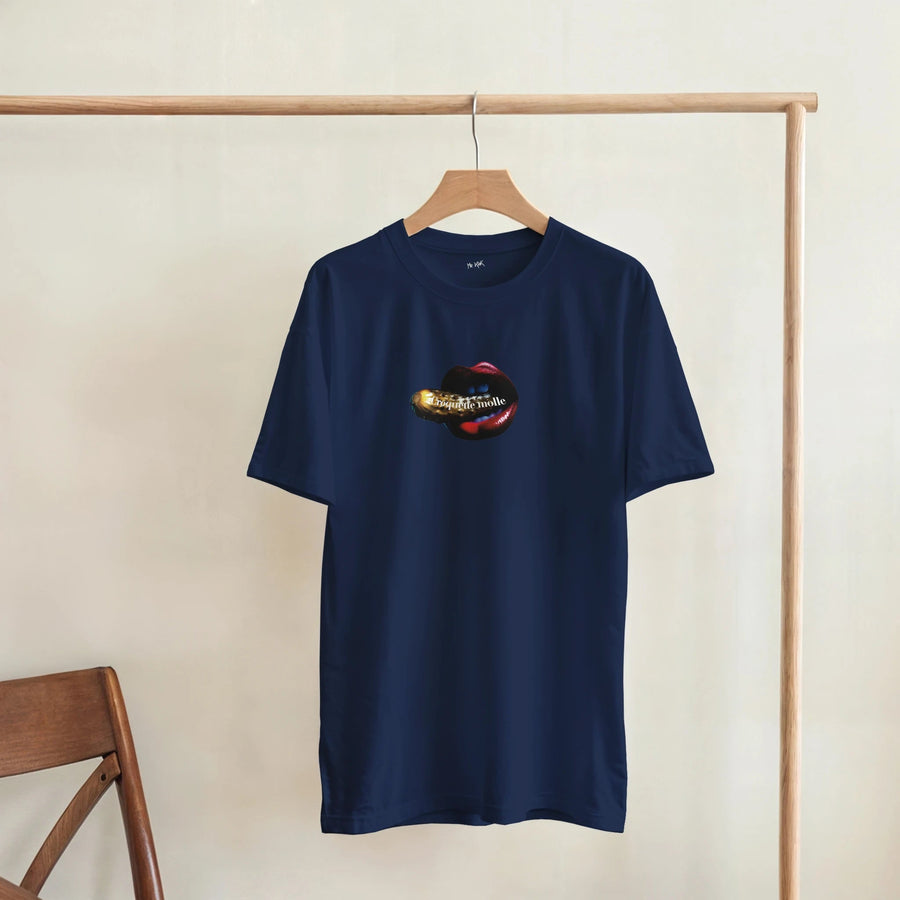 T-shirt Croquette Molle — Rouge cardinal — Mr Klink, vue de face