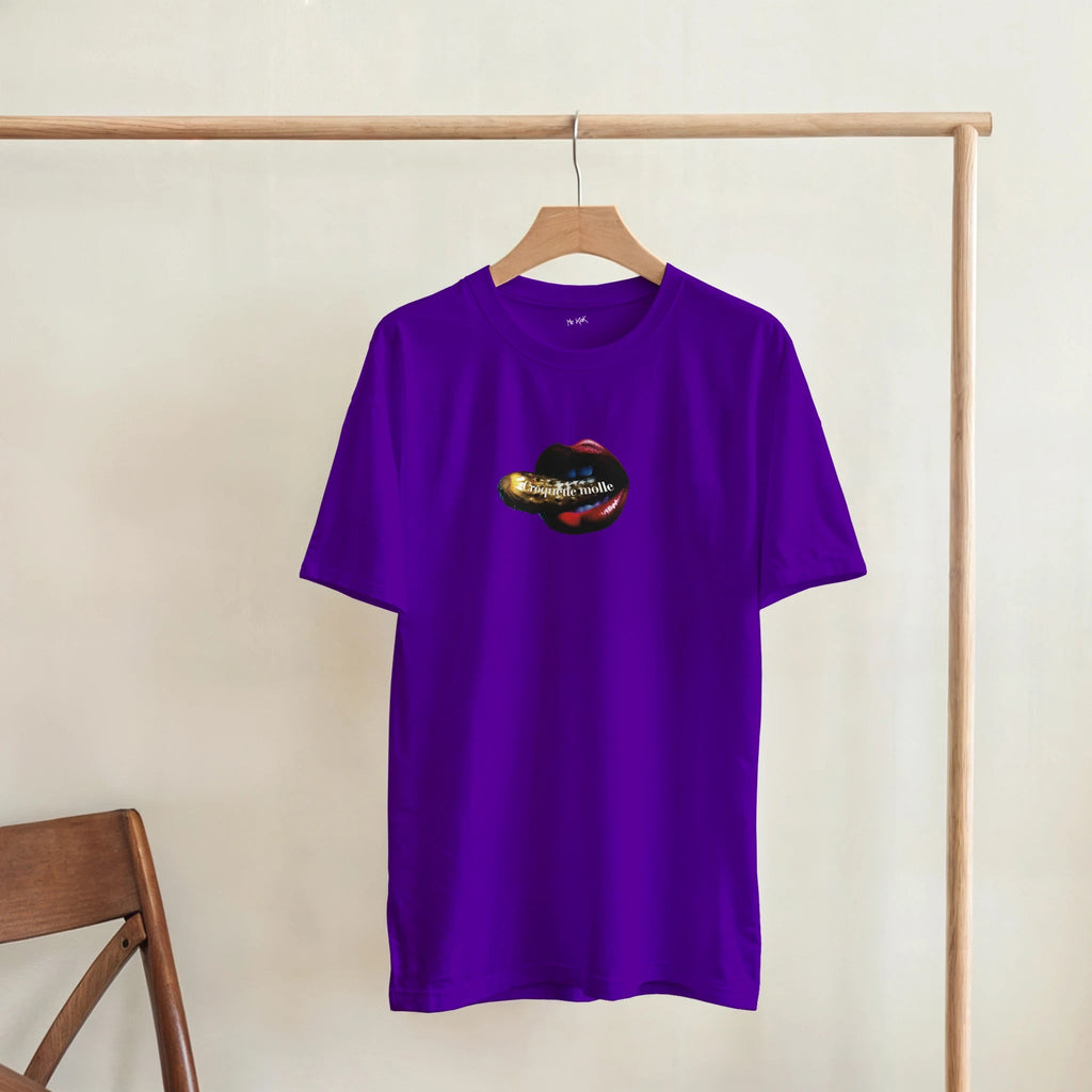 T-shirt Croquette Molle — Détail impression — Mr Klink