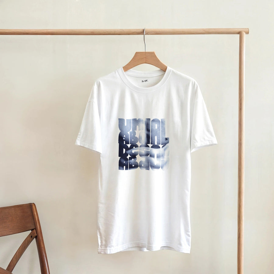 T-shirt Un Abdal des Abdos — Coton premium blanc — Mr Klink, vue de face